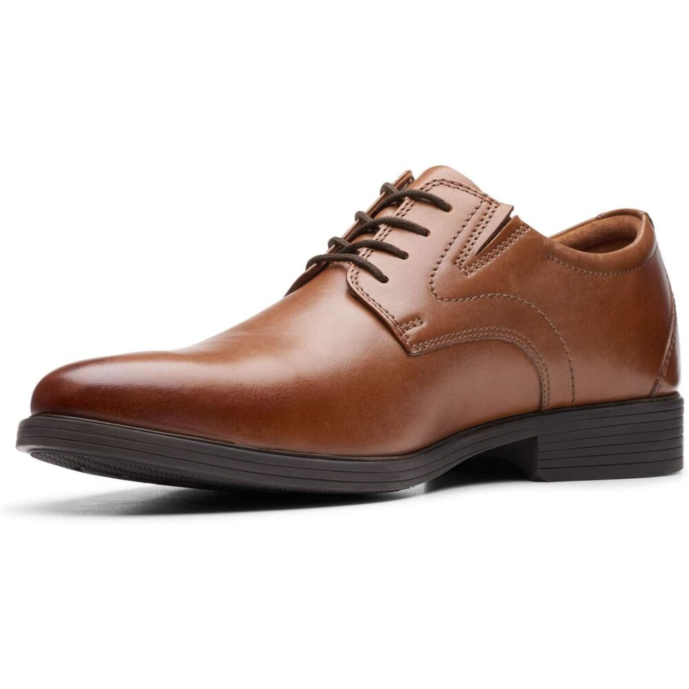 Men's Polished Brown Leather Shoes